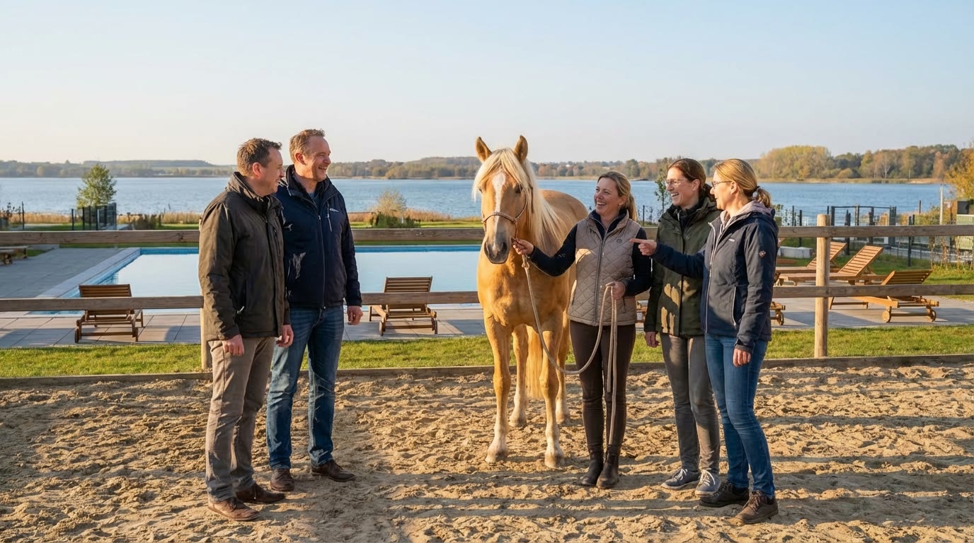 Pferdegestütztes Führungskräfte-Coaching auf dem Reiterhof